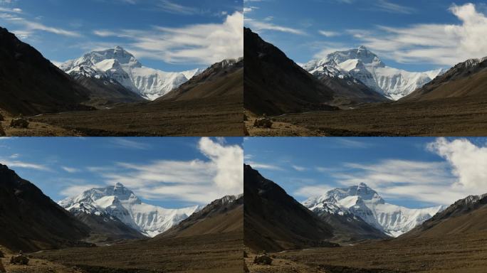 西藏珠穆朗玛峰延时拍摄