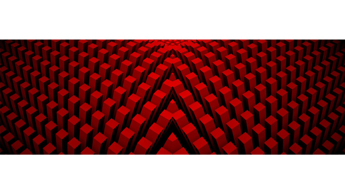 【宽屏时尚背景】红黑方块创意几何韵律视觉