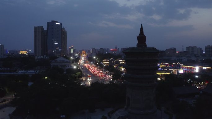 文峰塔夜景