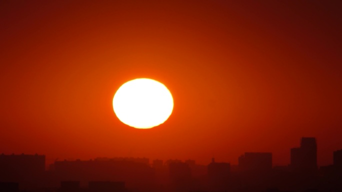 日出太阳特写旭日东升凌晨日出东方黎明