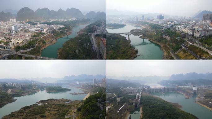 广西大化航拍4K