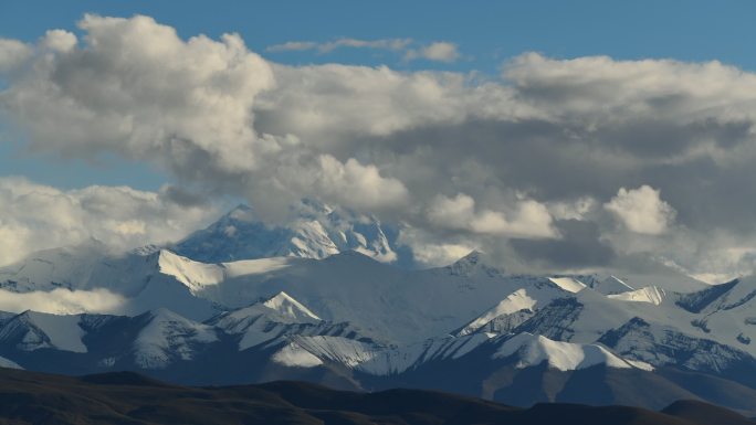 喜马拉雅山脉马卡鲁峰珠穆朗玛峰延时