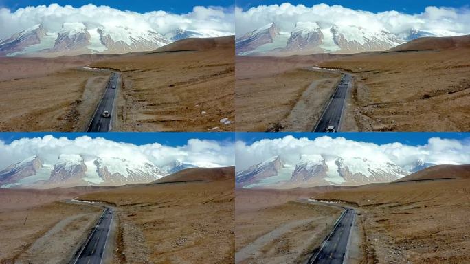 航拍新疆南疆帕米尔高原