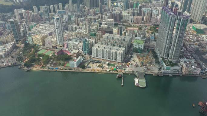 香港九龙湾旧机场重建区