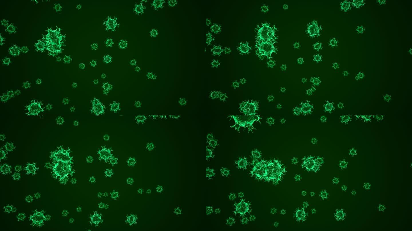 绿色病毒球