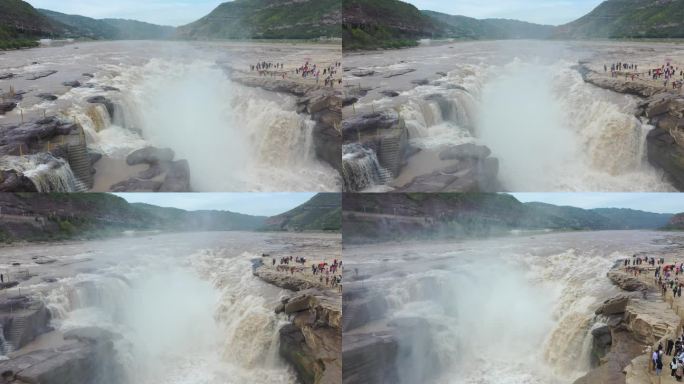 黄河黄河壶口瀑布江河山河河流奔腾河流长江