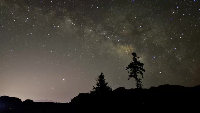 浩瀚星空延时视频素材