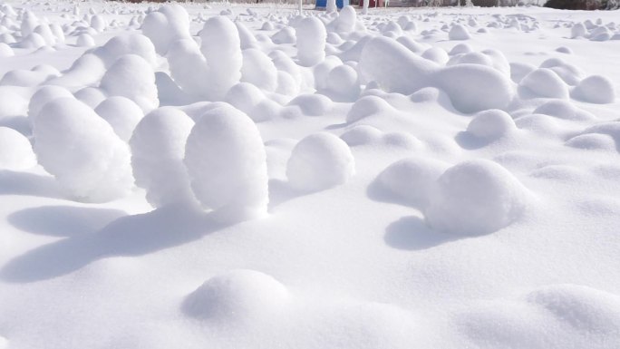 雪地 白雪 雪球