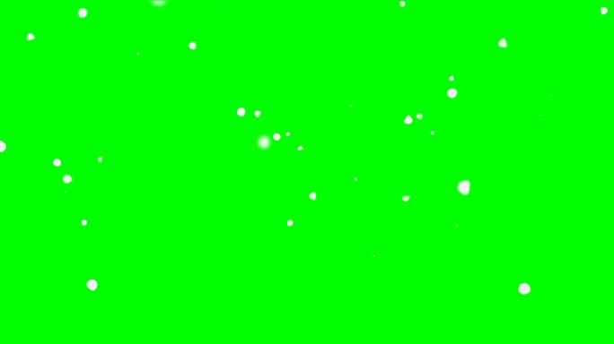 无光-雪花落下的彩色键可循环的冬季/圣诞节背景