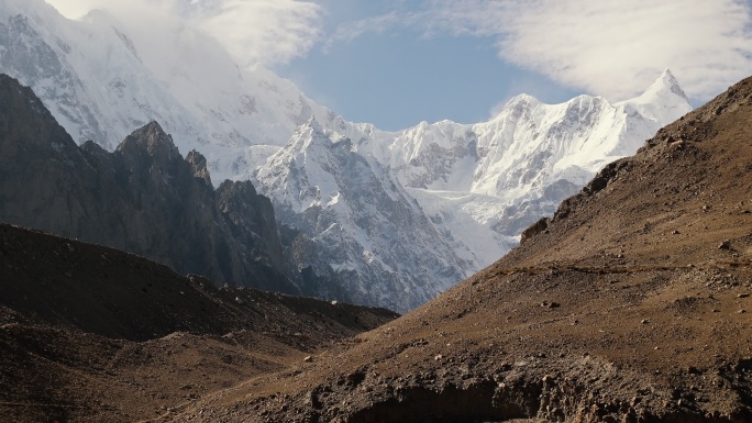 喀喇昆仑山脉的风景