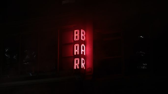 霓虹灯条形标志BAR