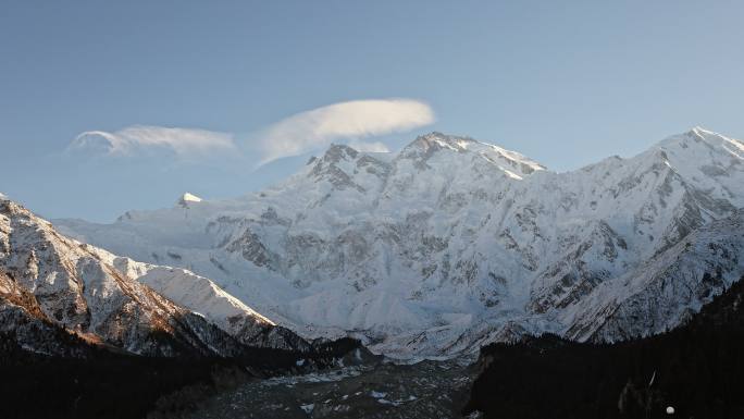 喜玛拉雅山脉南迦帕尔巴特山脉的风景