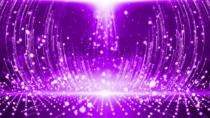 动感粒子紫色背景