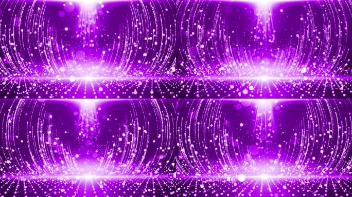 动感粒子紫色背景