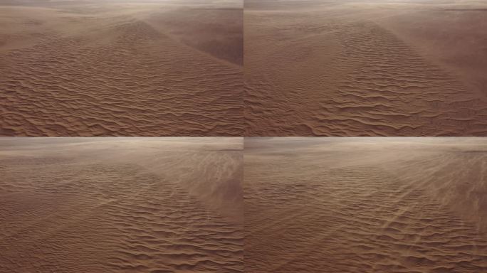 沙尘暴扬沙素材沙漠荒地刮风 极限环境