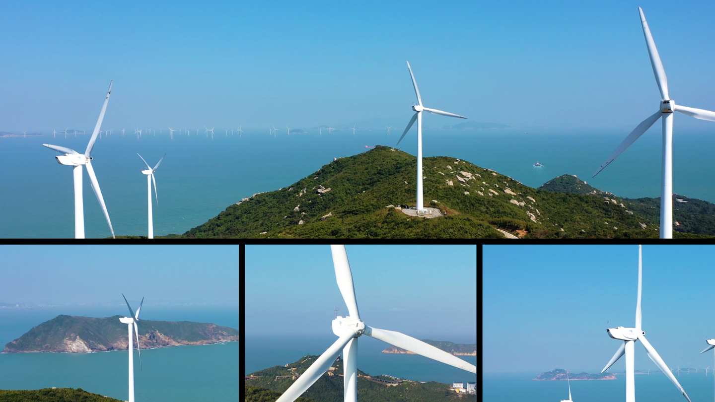 【4K原创】绿色能源风力发电