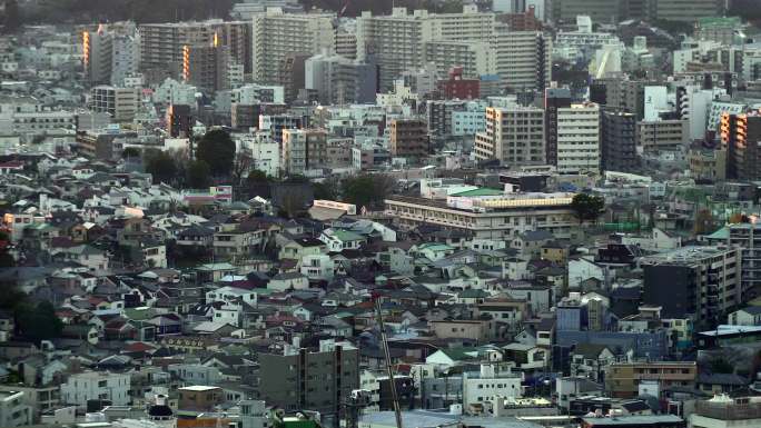 城市景观鸟瞰图贫民窟