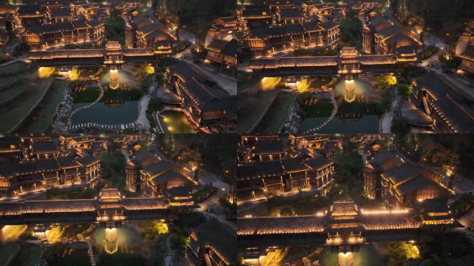 遵义乌江寨表演航拍