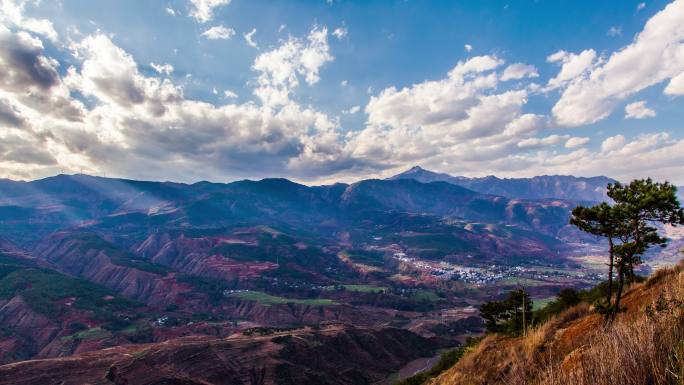 云南东川红土地 延时摄影