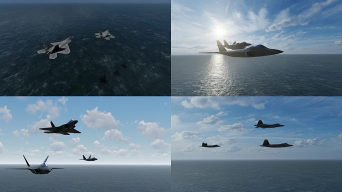 海陆战斗机穿越海洋