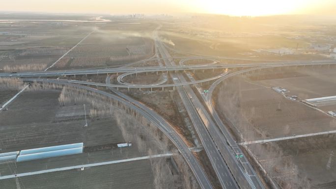 京港澳高速和石黄高速互通立交桥