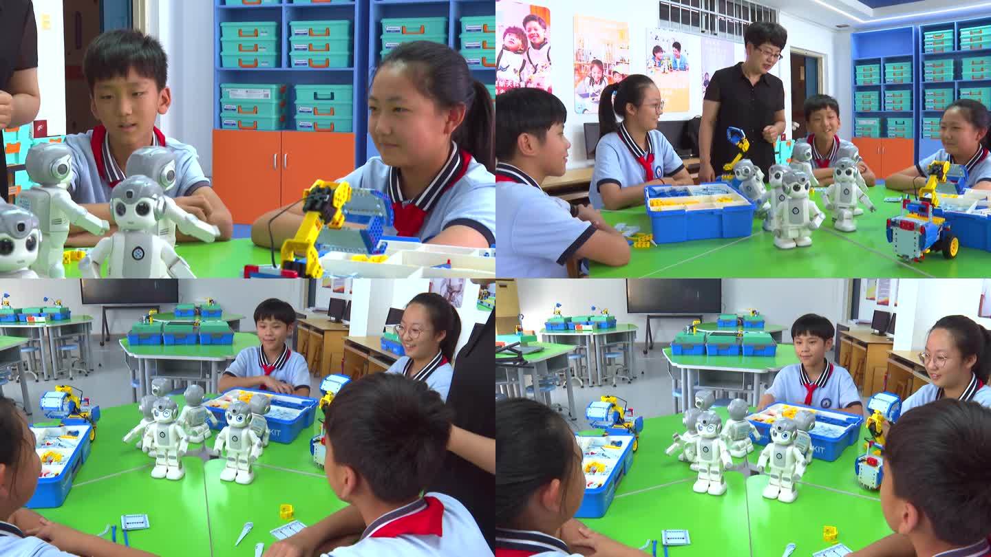 学校活动室小学生课外活动机器人