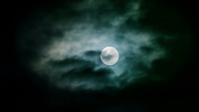 大气月球月亮呜咽遮住了光明月亮被遮住