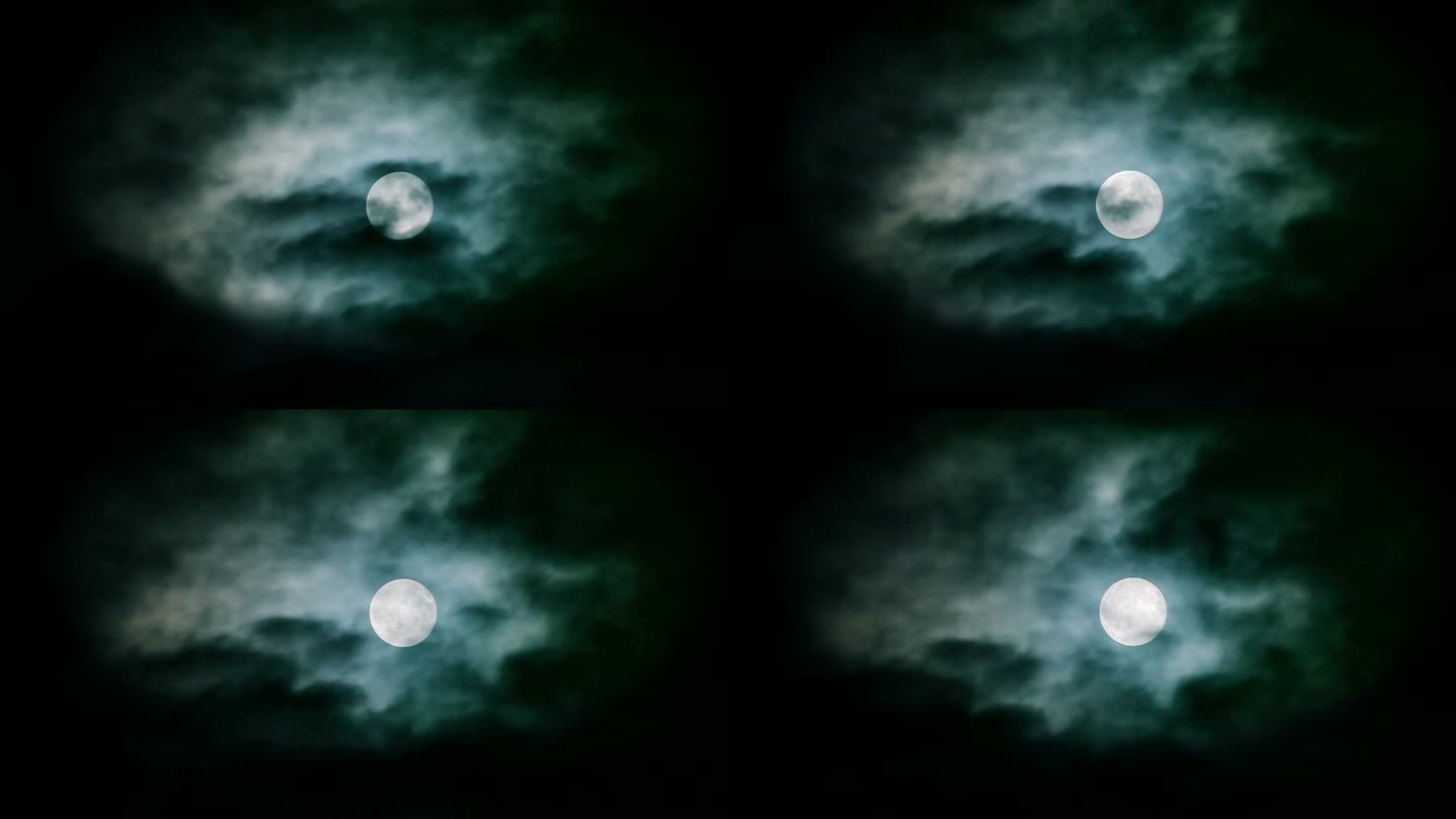 大气月球月亮呜咽遮住了光明月亮被遮住