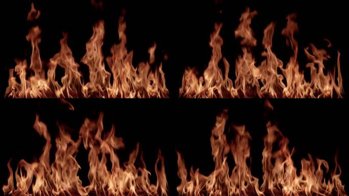 火火焰燃烧动画特效抠像透明通道