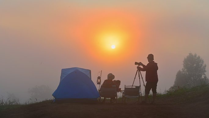 自然记录仪日出日落黎明夕阳朝霞晚霞黄昏火