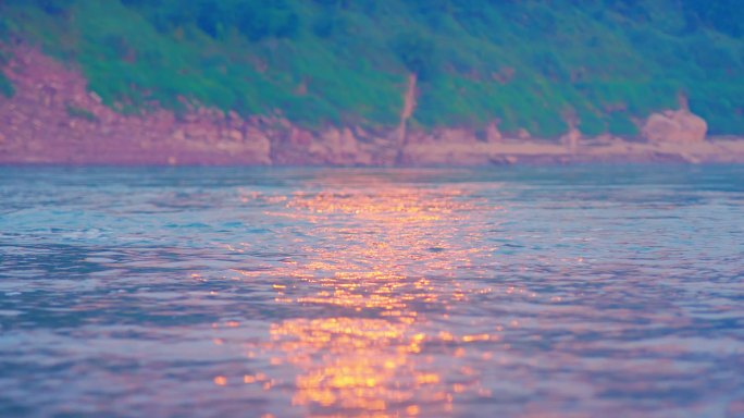 唯美写意水波水纹波光粼粼湖面阳光