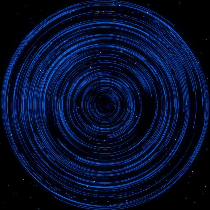 粒子星轨背景循环
