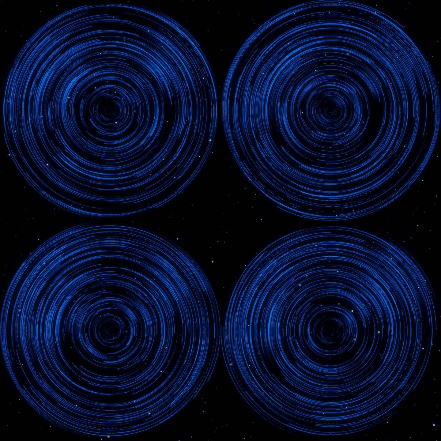 粒子星轨背景循环