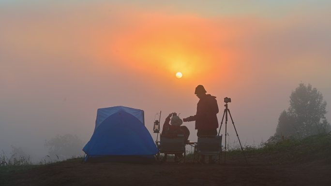 自然记录仪日出日落黎明夕阳朝霞晚霞黄昏火