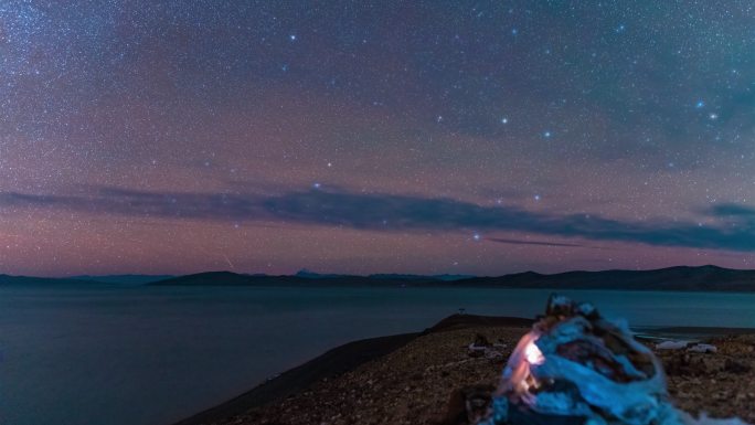 拉昂措 星空 轨道