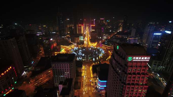 大连中山广场夜景