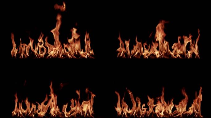 火火焰燃烧视频通用素材