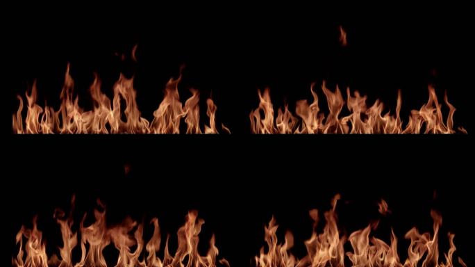 火火焰动画特效抠像透明通道