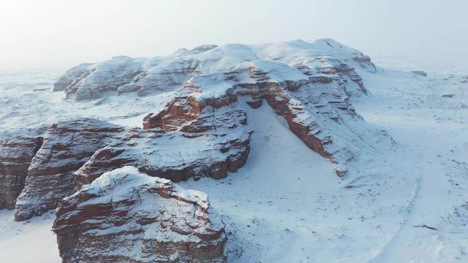 魔鬼城雪景