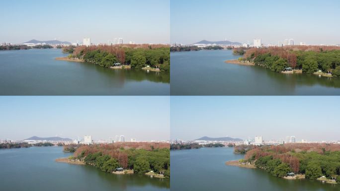 安徽马鞍山市雨山湖风光