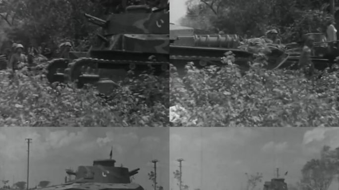 日军坦克  抗日战争日军 日军行军