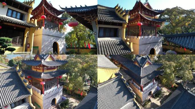 寺庙 明因讲寺 温岭十景 古建筑 钟楼