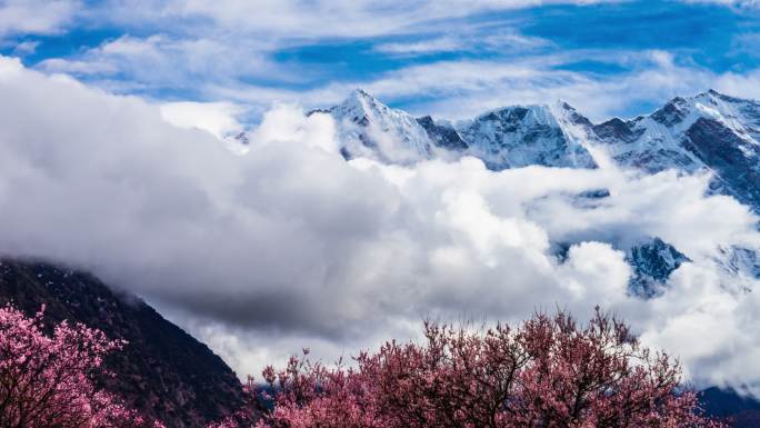 西藏林芝南迦巴瓦雪山