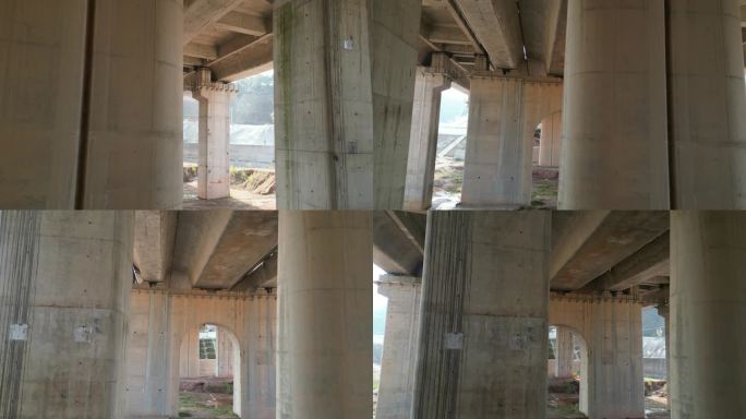 高铁桥墩水泥柱