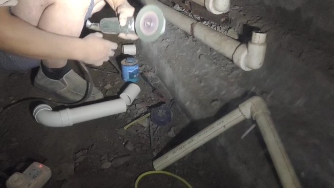 地沟 地下管网 施工 水电改造 切割机