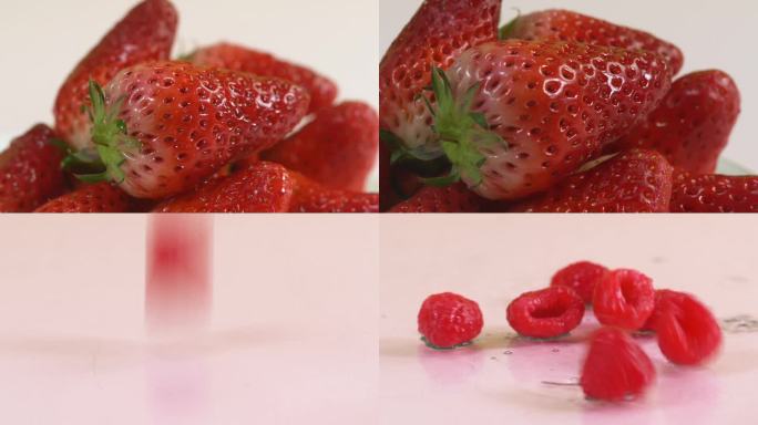 草莓镜头 实拍草莓