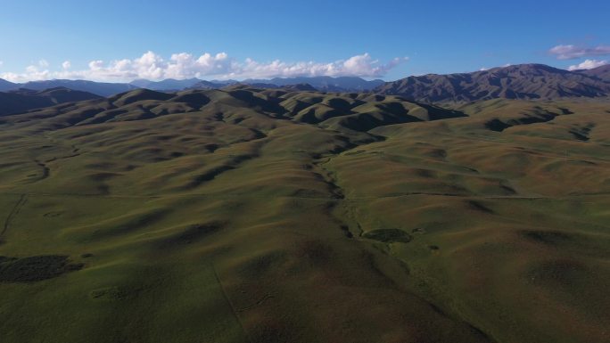 航拍天山