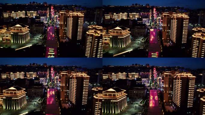 重庆巫山高清城市夜景