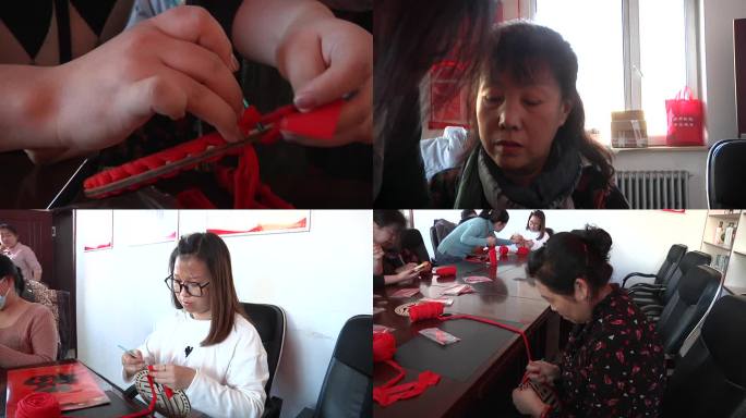 社区妇女再就业培训毛线制品毛线艺术品制作