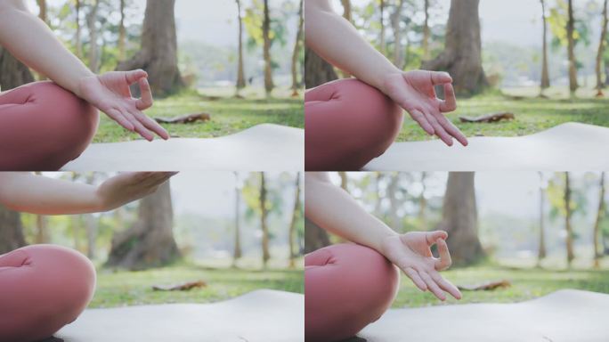 两张莲花式瑜伽表演者的照片